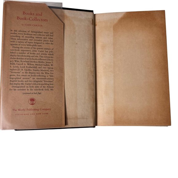 Books And Book-Collectors John Carter Hardcover 1957 First Edition The World Pub - Picture 14 of 16